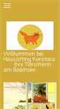 Mobile Screenshot of haussitting-konstanz.de