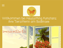 Tablet Screenshot of haussitting-konstanz.de